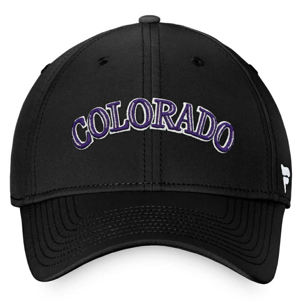 Colorado Rockies Fanatics Cooperstown Core Flex Hat - Black Hats
