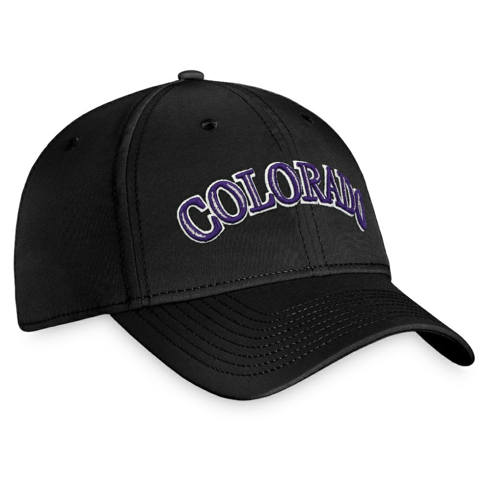 Colorado Rockies Fanatics Cooperstown Core Flex Hat - Black Hats