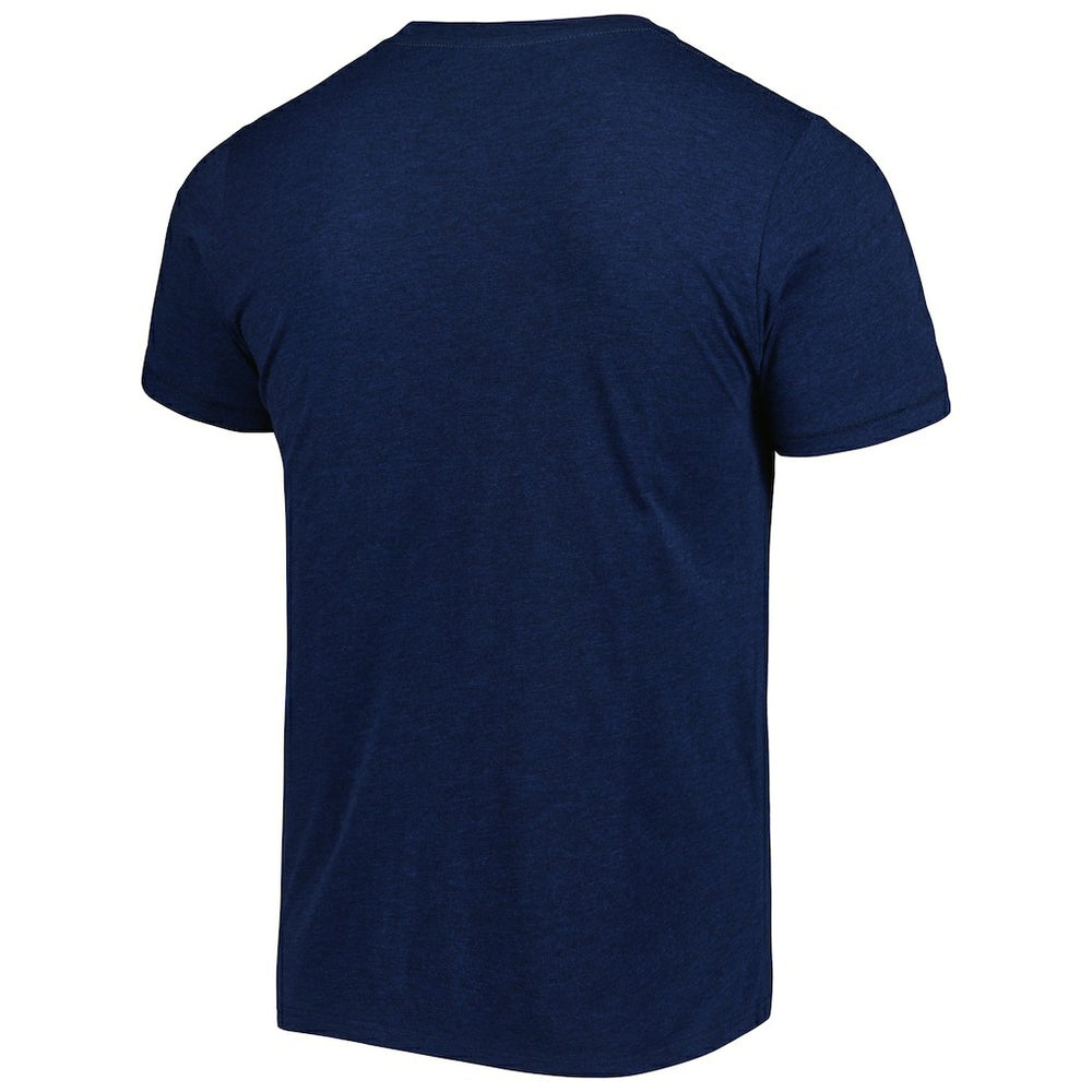 CeeDee Lamb & Dak Prescott Dallas Cowboys Homage Unisex NFL Jam Tri-Blend T-Shirt Heathered Navy