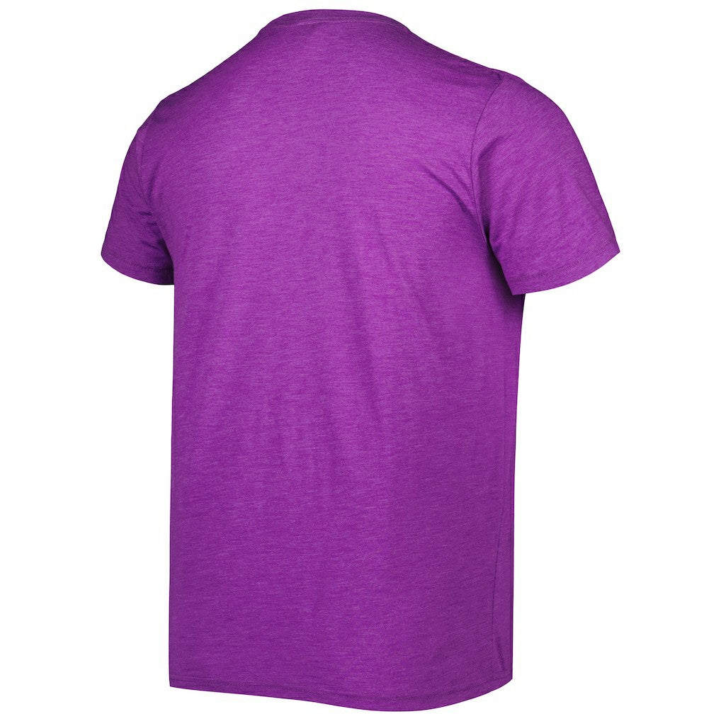 Ray Lewis & Ed Reed Baltimore Ravens Homage Unisex NFL Jam Retired Tri-Blend T-Shirt Heather Purple
