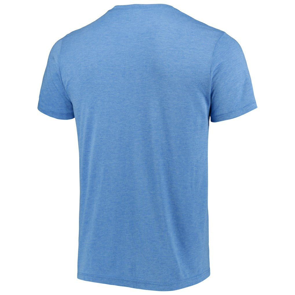 Jonathan Taylor Indianapolis Colts Homage Unisex NFL Blitz Player Tri-Blend T-Shirt Heathered Heather Royal
