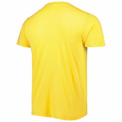 Justin Herbert Los Angeles Chargers Homage Unisex NFL Blitz Player Tri-Blend T-Shirt Heather Gold