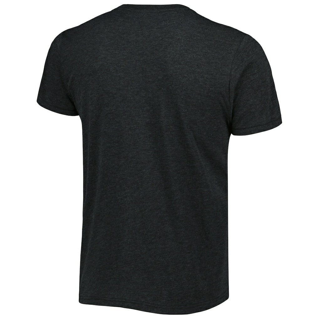 T.J. Watt Pittsburgh Steelers Homage Unisex NFL Blitz Player Tri-Blend T-Shirt Heathered Heather Charcoal