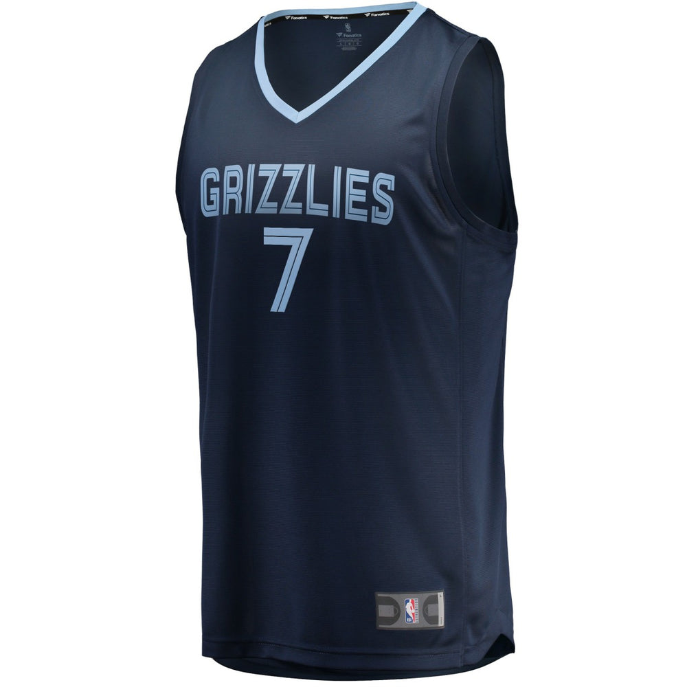 Santi Aldama Memphis Grizzlies Fast Break Replica Jersey Icon Edition Navy