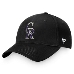 Colorado Rockies Fanatics Core Adjustable Hat - Black Hats