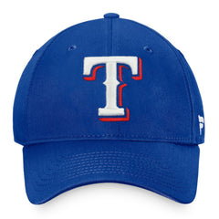 Texas Rangers Fanatics Core Adjustable Hat - Royal Hats