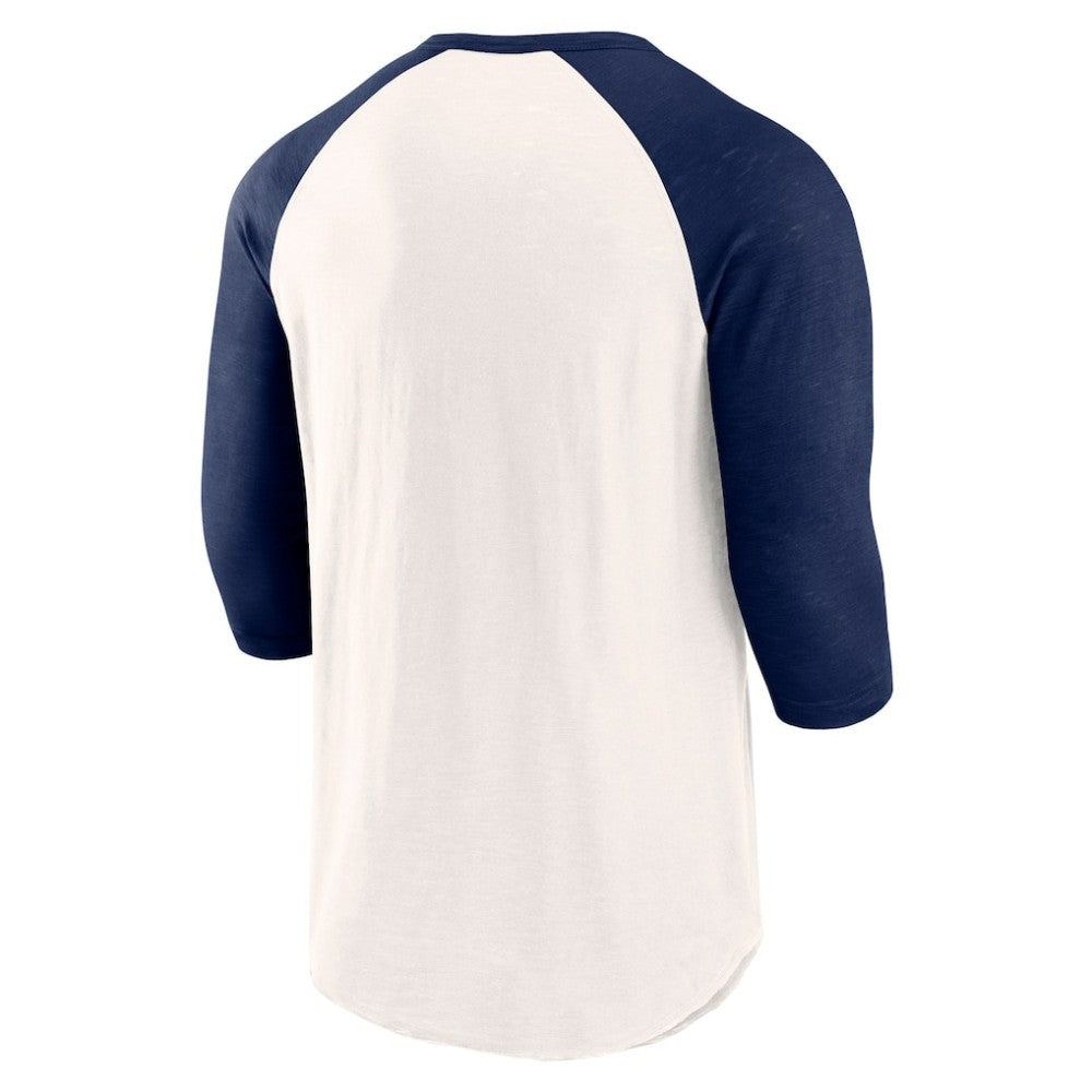 Chicago White Sox Fanatics Backdoor Slider Raglan 3/4-Sleeve T-Shirt - White/Navy T-shirts
