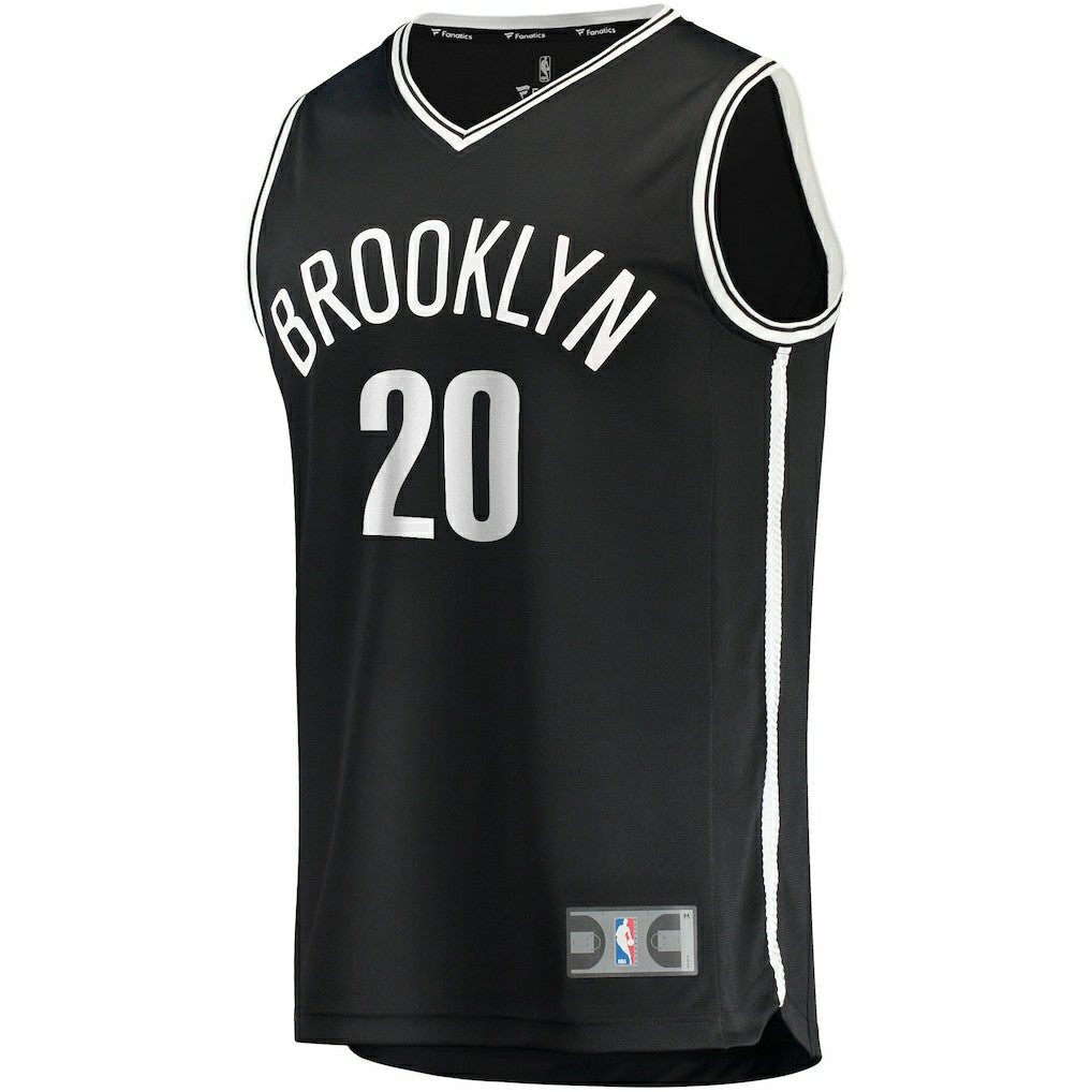 Day'Ron Sharpe Brooklyn Nets Fast Break Replica Jersey Icon Edition Black