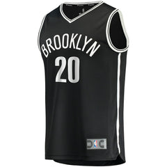 Day'Ron Sharpe Brooklyn Nets Fast Break Replica Jersey Icon Edition Black