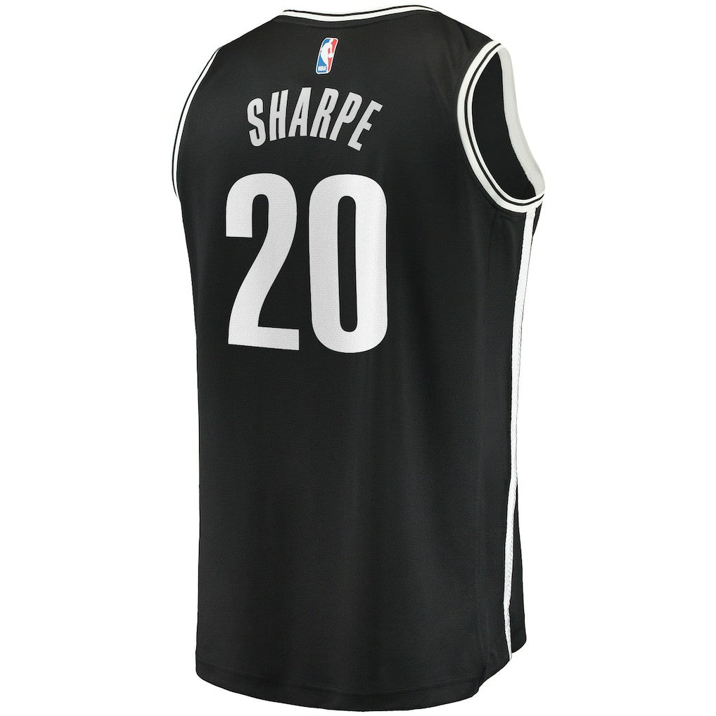 Day'Ron Sharpe Brooklyn Nets Fast Break Replica Jersey Icon Edition Black