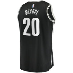 Day'Ron Sharpe Brooklyn Nets Fast Break Replica Jersey Icon Edition Black
