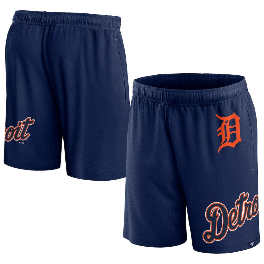 Detroit Tigers Fanatics Clincher Mesh Shorts - Navy Shorts