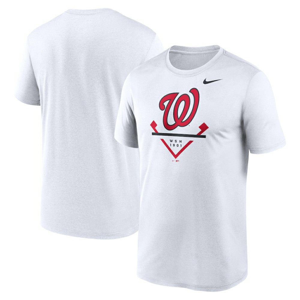 Washington Nationals Nike Icon Legend Dri-FIT T-Shirt - White T-shirts