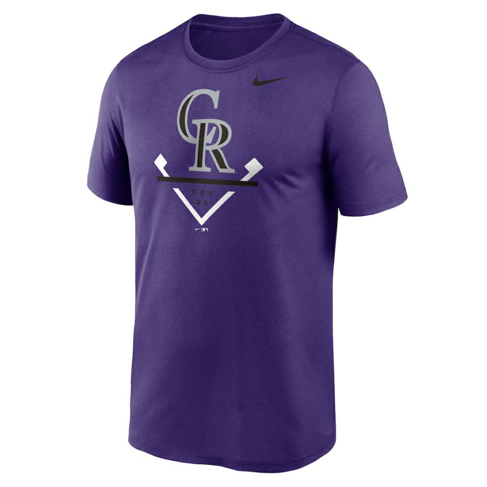 Colorado Rockies Nike Icon Legend Dri-FIT T-Shirt - Purple T-shirts