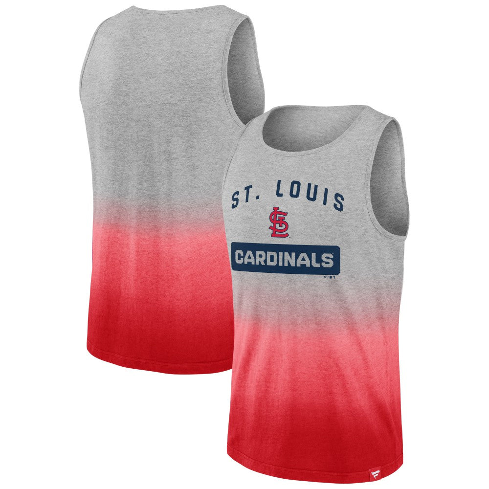 St. Louis Cardinals Fanatics Our Year Tank Top - Gray/Red Tanks