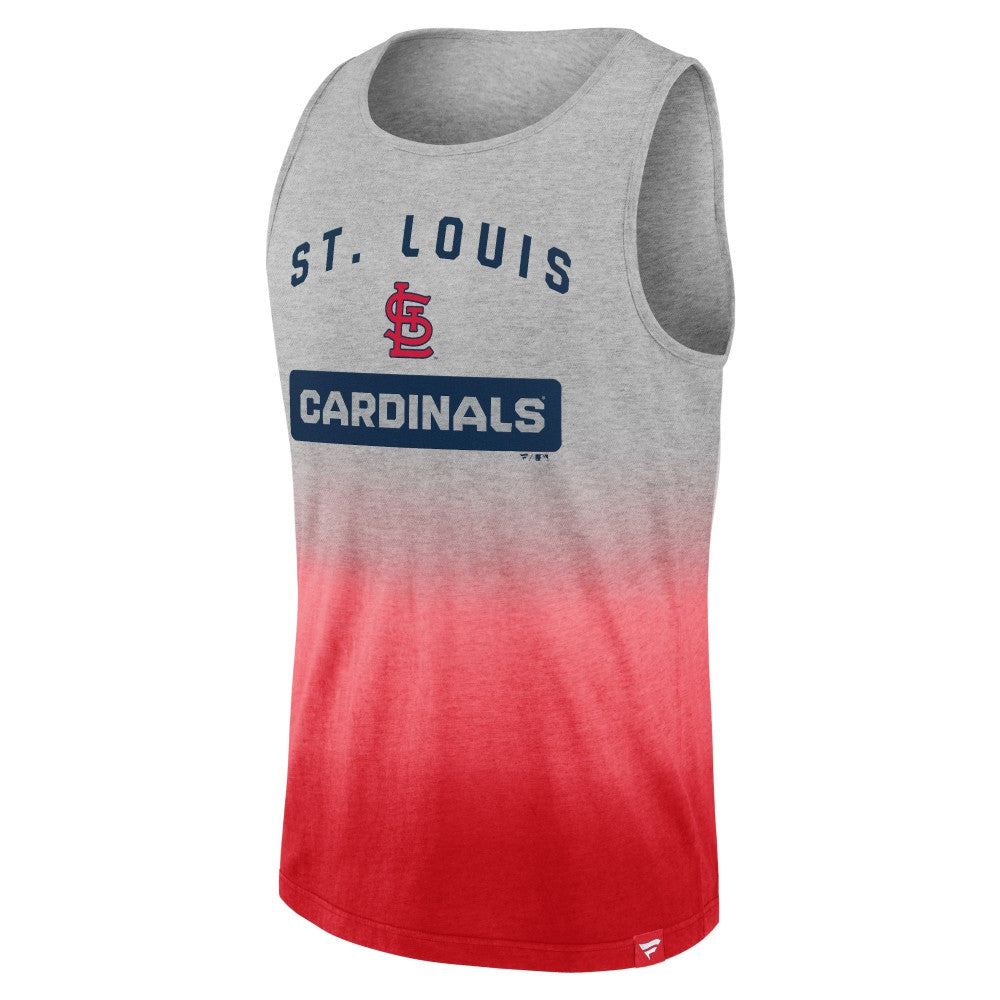 St. Louis Cardinals Fanatics Our Year Tank Top - Gray/Red Tanks