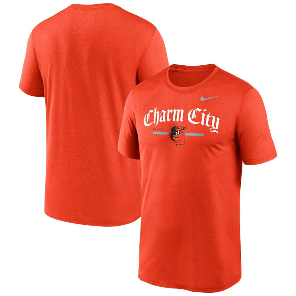 Baltimore Orioles Nike Local Legend Practice Performace T-Shirt - Orange T-shirts