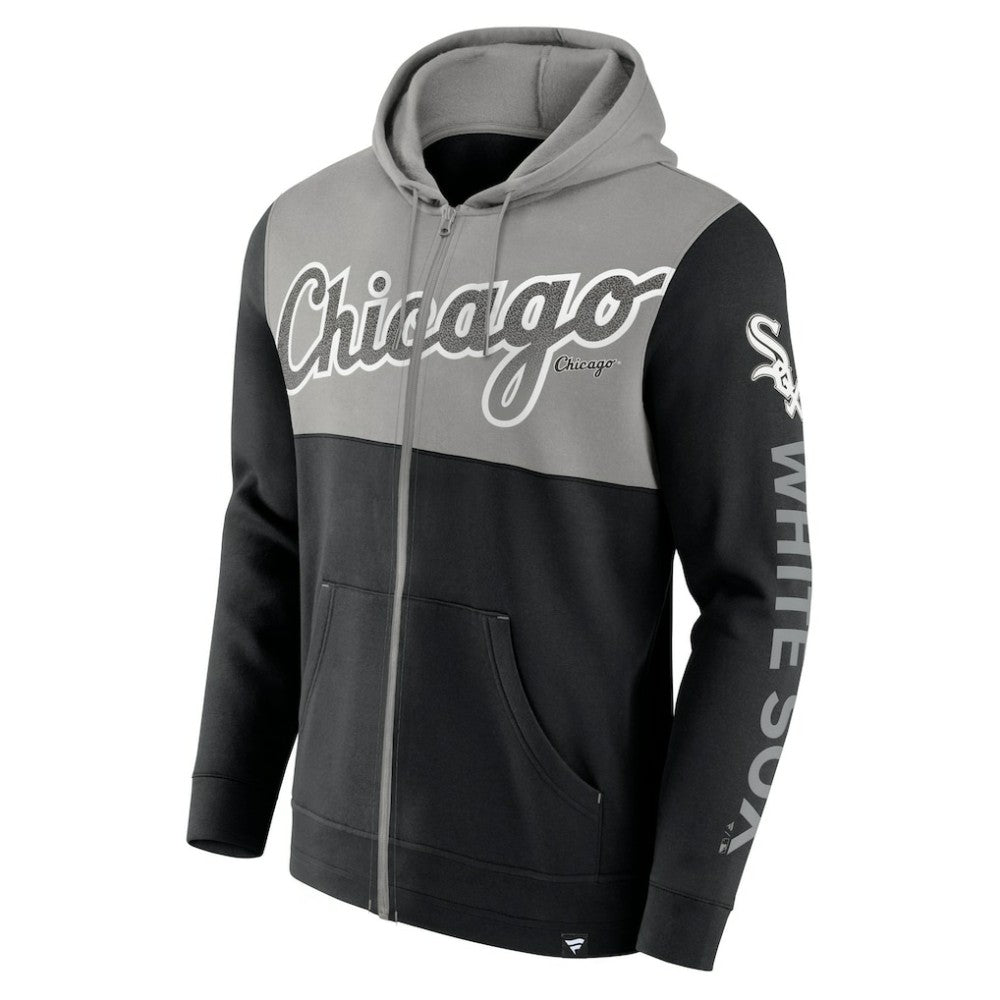 Chicago White Sox Fanatics Walk Off Fleece Full-Zip Hoodie - Black Hoodies