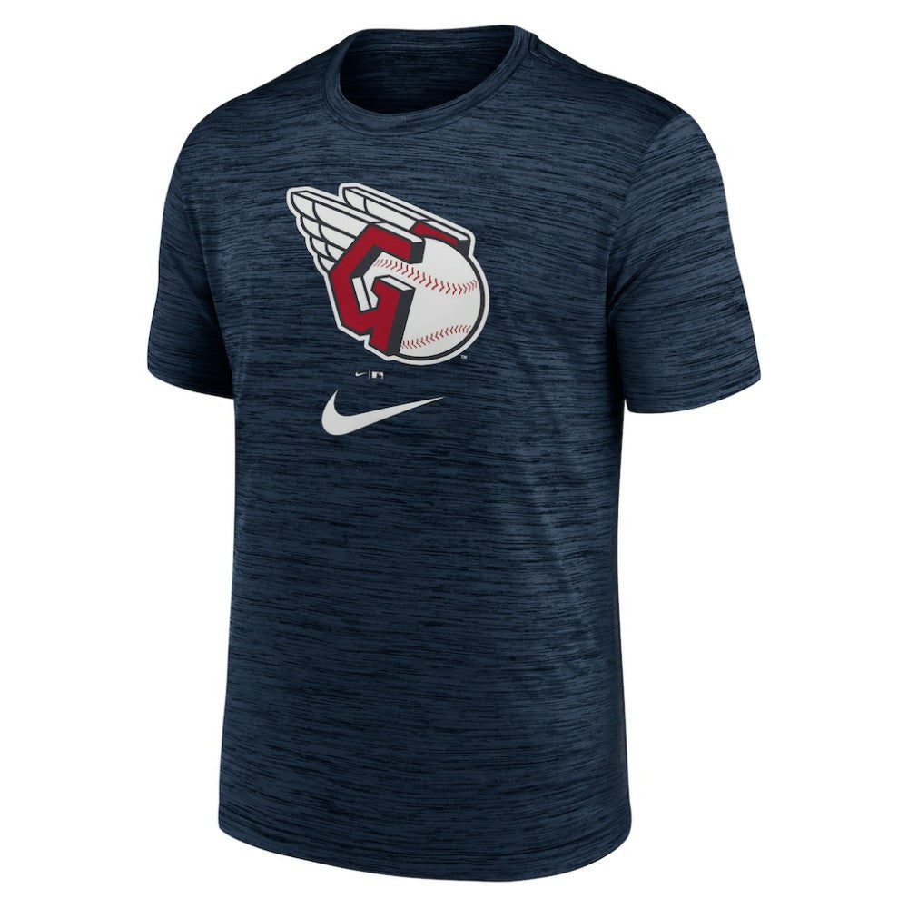 Cleveland Guardians Nike Logo Velocity Performance T-Shirt - Navy T-shirts