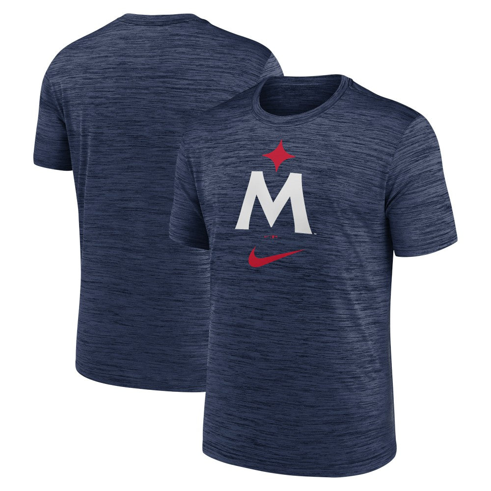 Minnesota Twins Nike 2023 Logo Velocity Performance T-Shirt - Navy T-shirts