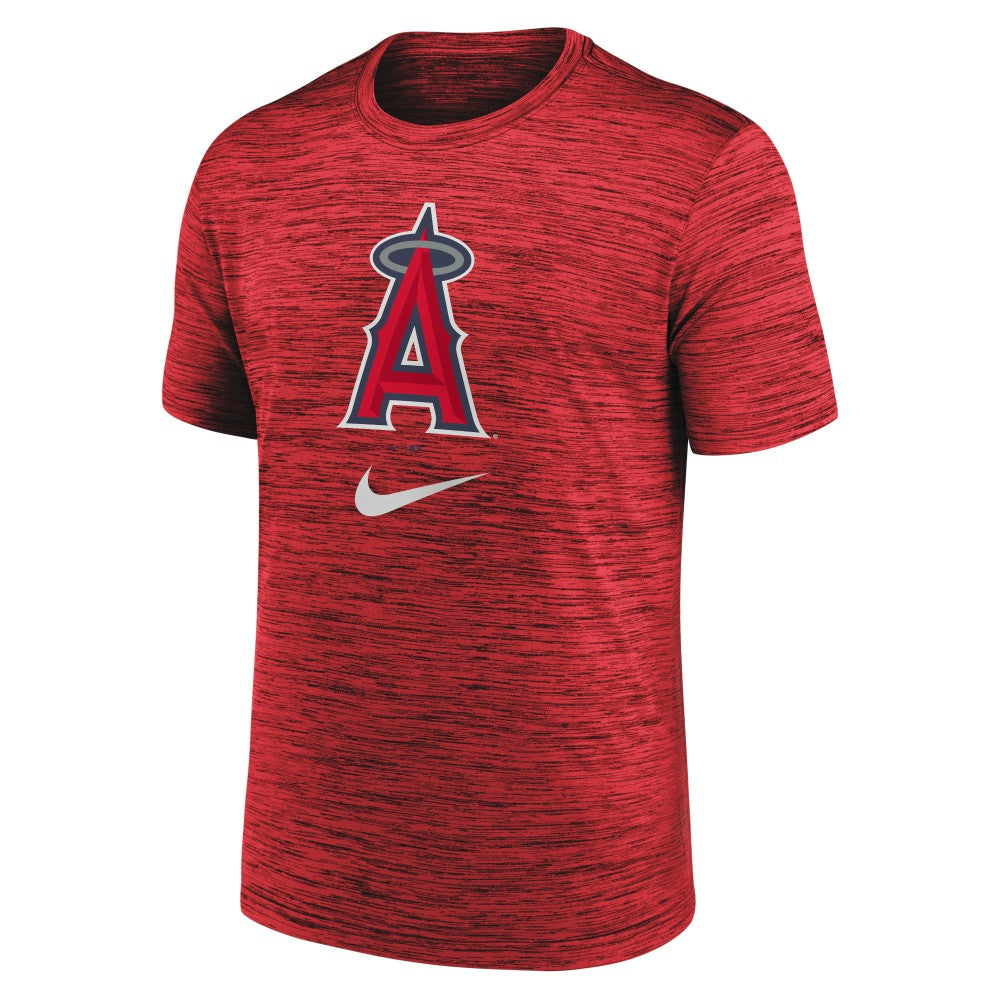 Los Angeles Angels Nike Logo Velocity Performance T-Shirt - Red T-shirts