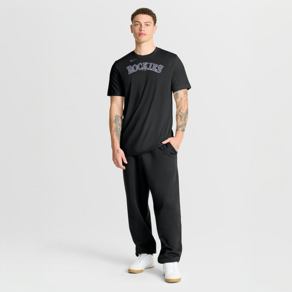Colorado Rockies Nike New Legend Wordmark Dri-FIT T-Shirt - Black T-shirts