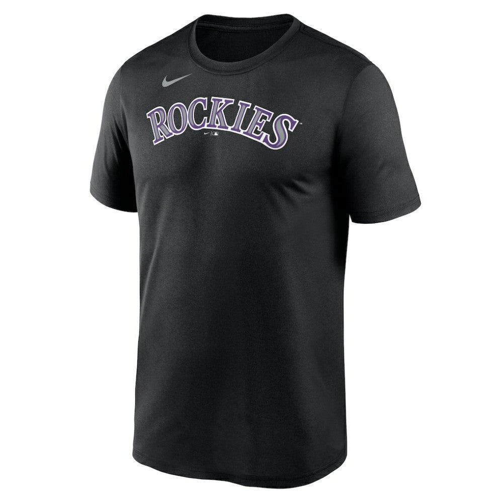 Colorado Rockies Nike New Legend Wordmark Dri-FIT T-Shirt - Black T-shirts