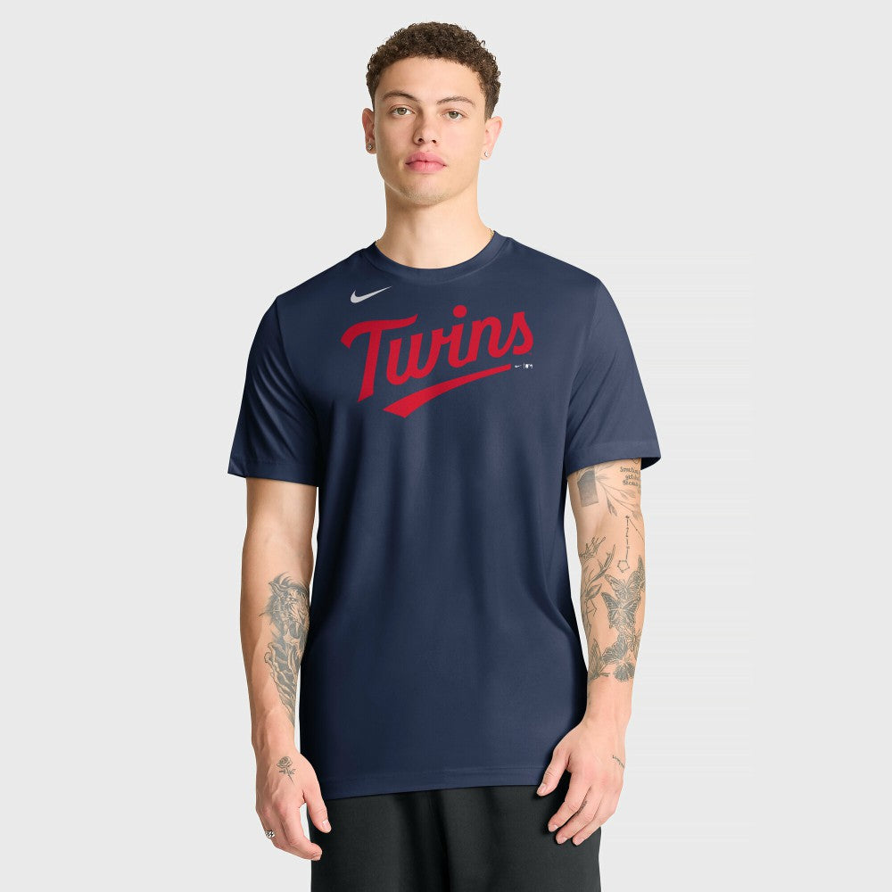 Minnesota Twins Nike New Legend Wordmark Dri-FIT T-Shirt - Navy T-shirts