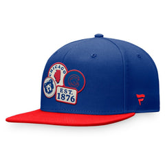 Chicago Cubs Fanatics Heritage Patch Fitted Hat - Royal Hats