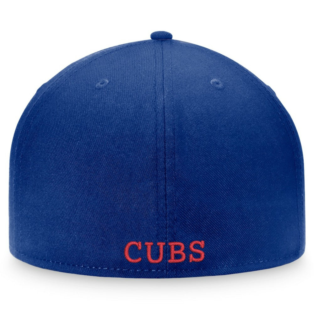 Chicago Cubs Fanatics Heritage Patch Fitted Hat - Royal Hats