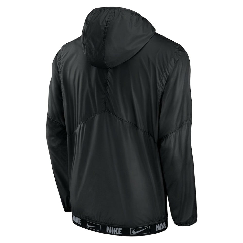 Chicago White Sox Nike Authentic Night Game Performance Half-Zip Windbreaker - Black Windbreaker