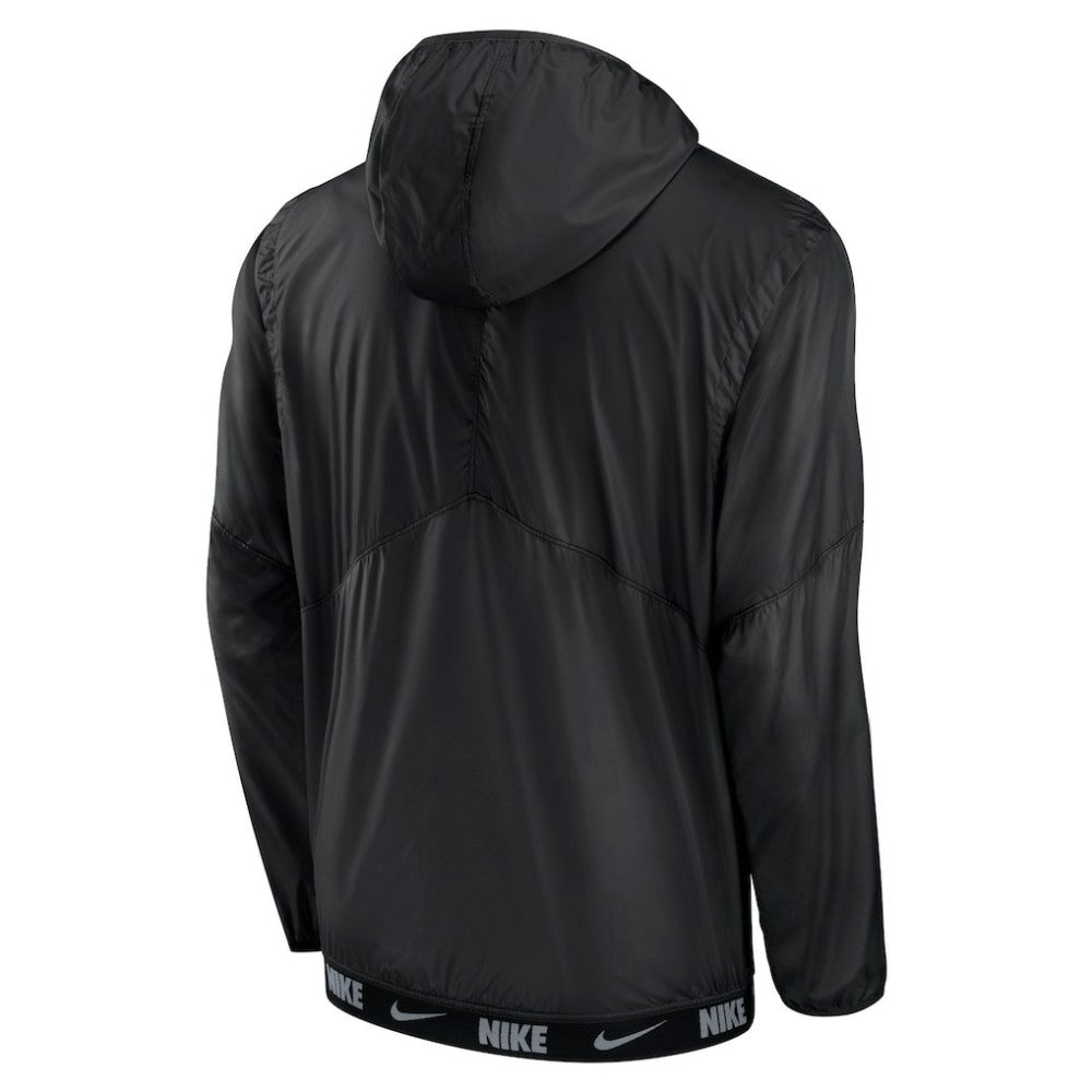 Minnesota Twins Nike Authentic Night Game Performance Half-Zip Windbreaker - Black Windbreaker