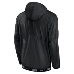 Minnesota Twins Nike Authentic Night Game Performance Half-Zip Windbreaker - Black Windbreaker