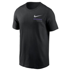 Colorado Rockies Nike Over the Shoulder T-Shirt - Black T-shirts