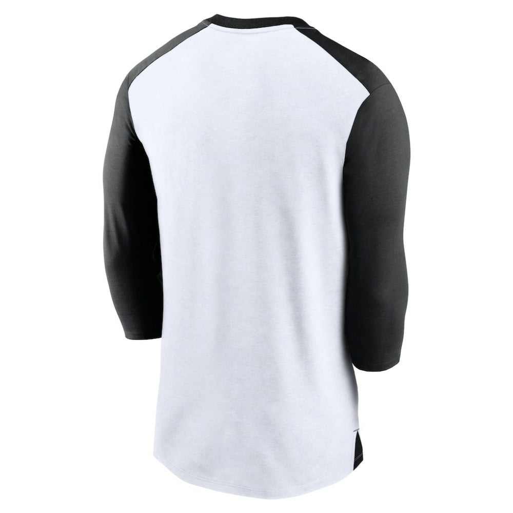 San Francisco Giants Nike Rewind 3/4-Sleeve T-Shirt - White/Black T-shirts