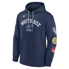 Chicago White Sox Nike Rewind Lefty Pullover Hoodie - Navy Hoodies