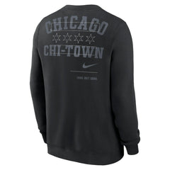 Chicago White Sox Nike Statement Ball Game Fleece Pullover Sweatshirt - Black Pullover