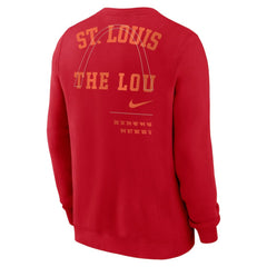 St. Louis Cardinals Nike Statement Ball Game Fleece Pullover Sweatshirt - Red Pullover