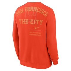 San Francisco Giants Nike Statement Ball Game Fleece Pullover Sweatshirt - Orange Pullover