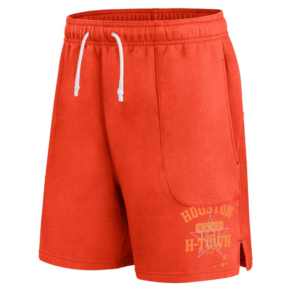 Houston Astros Nike Statement Ball Game Shorts - Orange Shorts