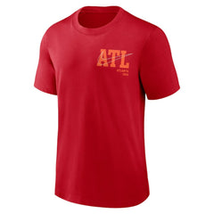 Atlanta Braves Nike Statement Game Over T-Shirt - Red T-shirts