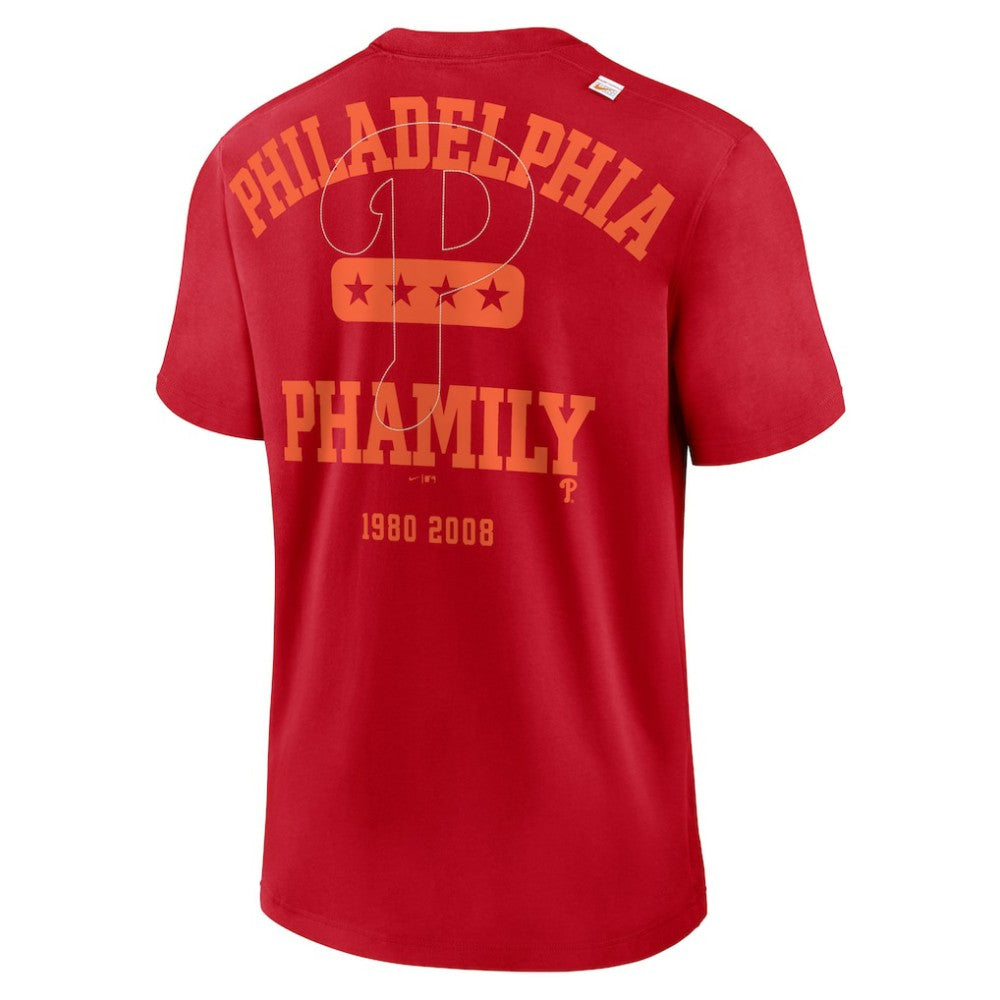 Philadelphia Phillies Nike Statement Game Over T-Shirt - Red T-shirts
