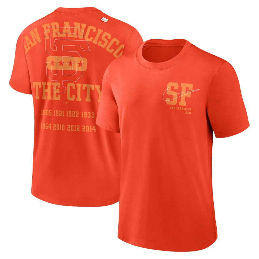 San Francisco Giants Nike Statement Game Over T-Shirt - Orange T-shirts