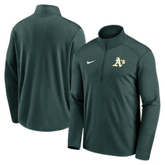 Athletics Nike Agility Pacer Performance Half-Zip Top - Green Tops