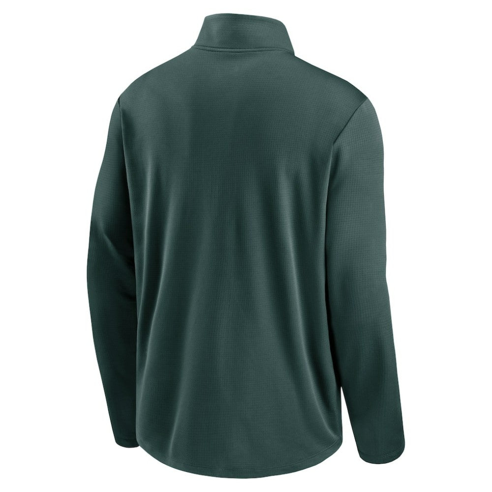 Athletics Nike Agility Pacer Performance Half-Zip Top - Green Tops