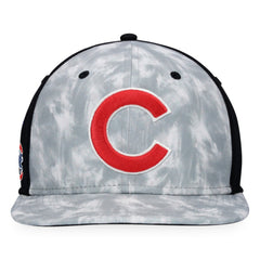 Chicago Cubs Majestic Smoke Dye Snapback Hat - Gray Hats