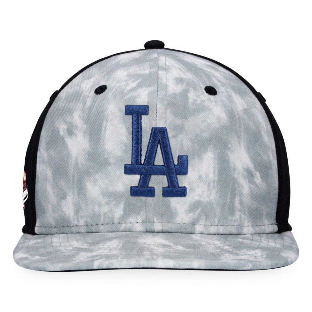 Los Angeles Dodgers Majestic Smoke Dye Snapback Hat - Gray Hats