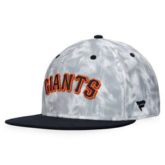 San Francisco Giants Fanatics Smoke Dye Fitted Hat - Black/White Hats