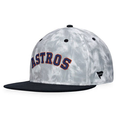 Houston Astros Fanatics Smoke Dye Fitted Hat - Black/White Hats