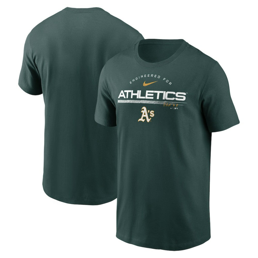 Athletics Nike Team Engineered Performance T-Shirt - Green T-shirts
